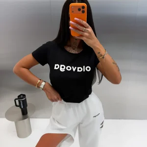T-shirt damski „EARLY” black