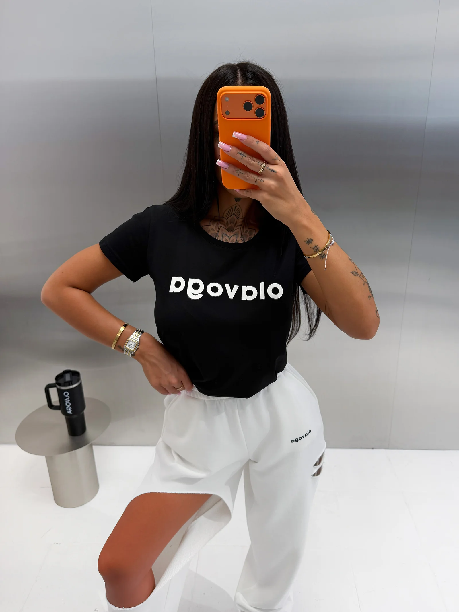 T-shirt damski „EARLY” black