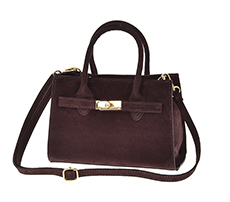 TOREBKA DAMSKA SKÓRZANA BORDO